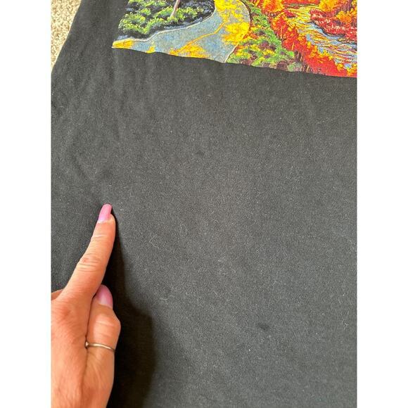 In-&-Out Colorado T-shirt Tee black graphic men's SZ MD - Flawed - Picture 4 of 9